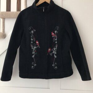 Northern Reflections Fleece Zip Up Jacket Size L